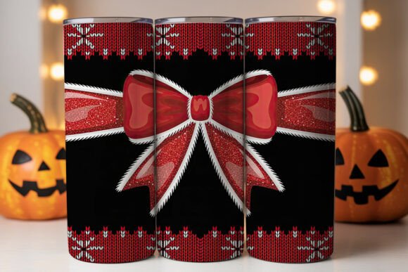 Christmas Red Bow Tumbler Wrap Review