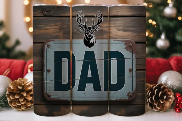 Dad Hunting Tumbler Design