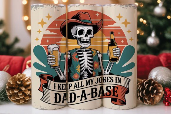 Dad Jokes Skeleton Tumbler Wrap Review