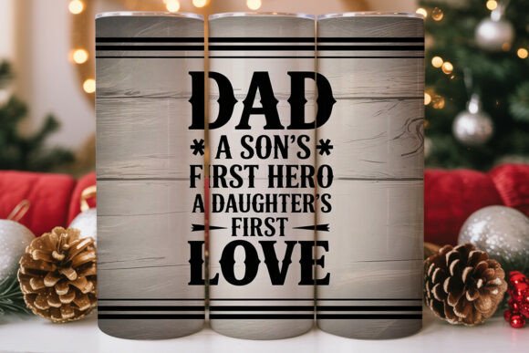 Dad Son Daughter Tumbler Wrap