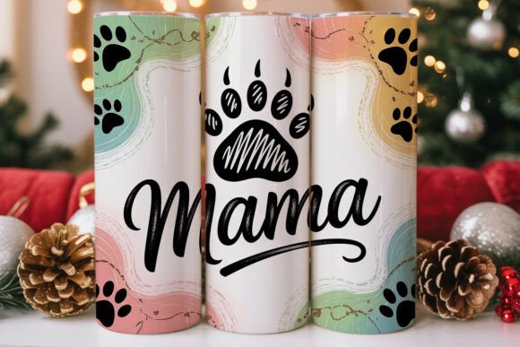 Dog Mama Paw Print 20oz Tumbler Wrap Review