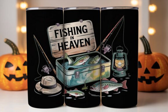 Fishing in Heaven 20oz Tumbler Wrap