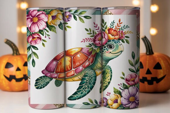 Floral Sea Turtle Tumbler Wrap Review