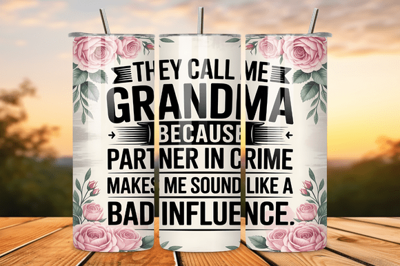 Funny Grandma Partner 20oz Tumbler Wrap Review
