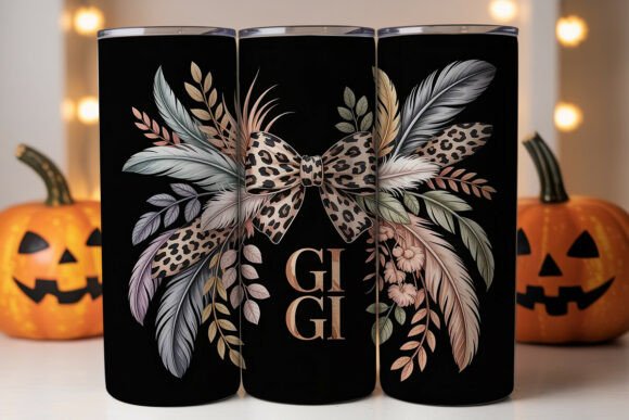 Gigi Leopard Print 20oz Tumbler Wrap