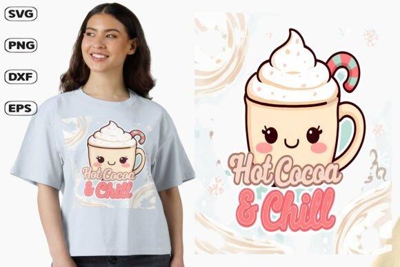☕ Hot Cocoa Chill SVG File