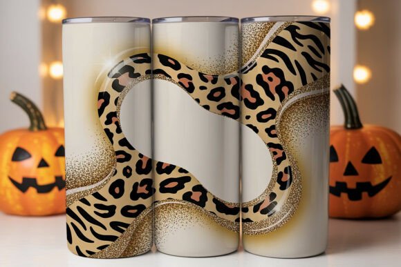 Leopard Tiger Glitter Tumbler Wrap Review