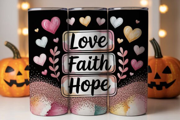 Love Faith Hope Tumbler Wrap