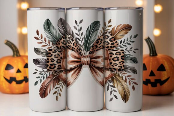 Nana Leopard Print Tumbler Wrap