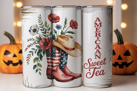 Patriotic Cowboy Tumbler Wrap
