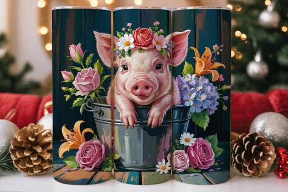 Piglet in a Bucket Tumbler Wrap Review
