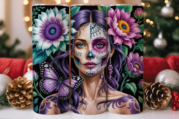 Sugar Skull Girl 20oz Tumbler Design Review
